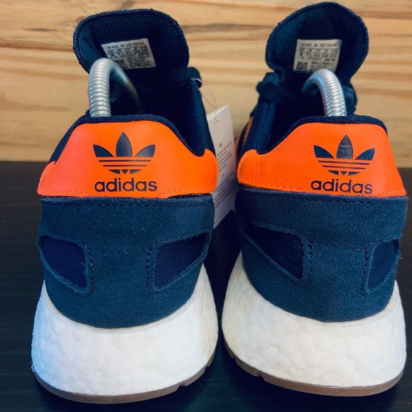 New Adidas Originals Boost I-5923 Navy Orange Gum - Picture 9 of 9
